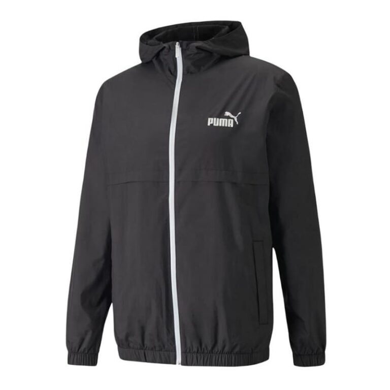 Puma windbreaker Essentials Solid black - Sports Dream